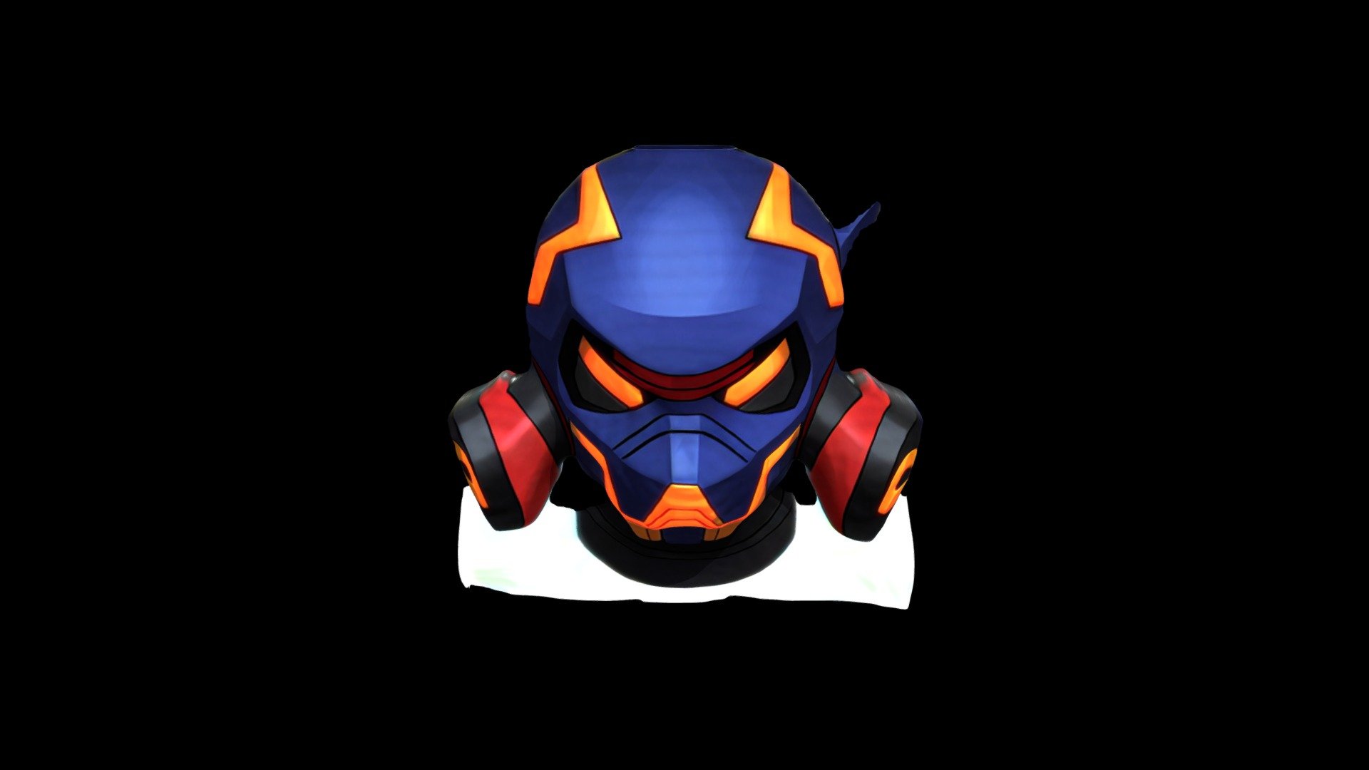 Helmet Mask Robot Cartoon 1542 - Download Free 3D model by klrxyz ...