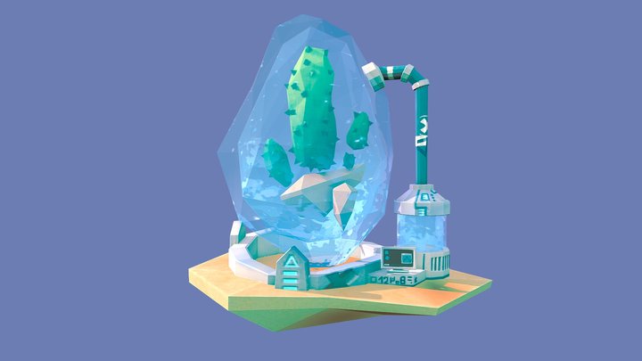 Cosmo Kaktus 3D Model
