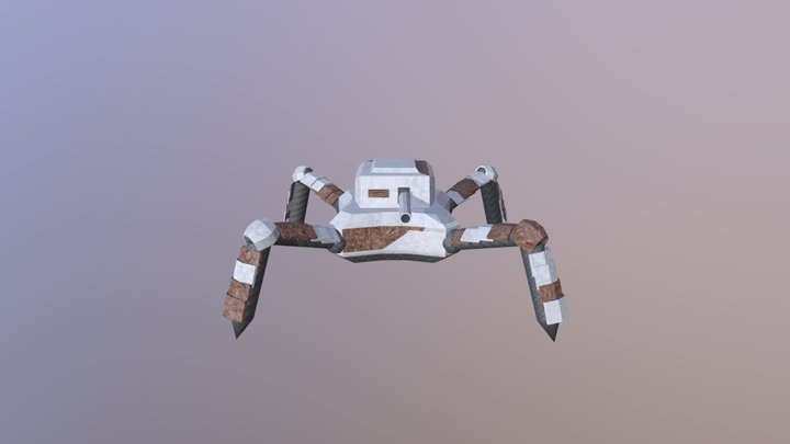 Spider Tank 3D Model