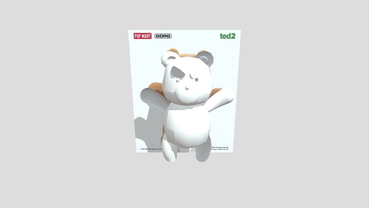 作業熊 3D Model