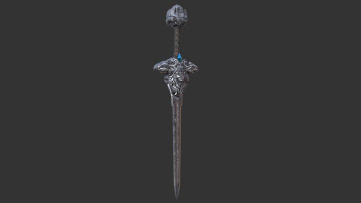 WOW Lion Sword 3D Model