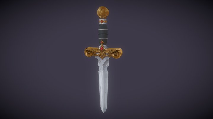 [STUDENT WORK] Knight's Dagger 3D Model