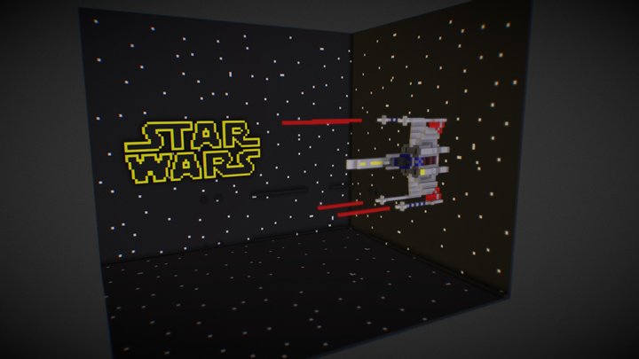 Star Wars Logo 3D Model