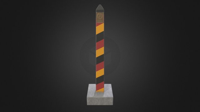 DDR Border Post 3D Model