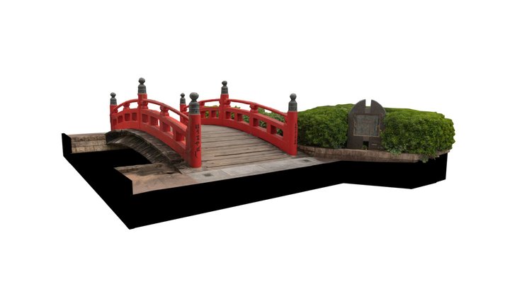はりまや橋 3D Model
