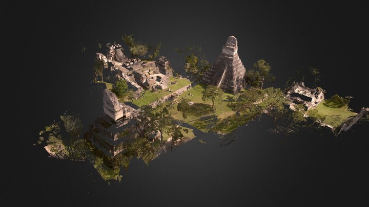 Tikal, Guatemala 3D Model