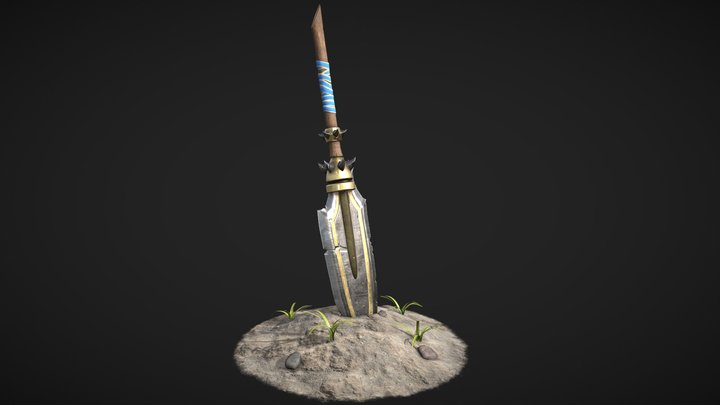 Broken Spear 3D Model
