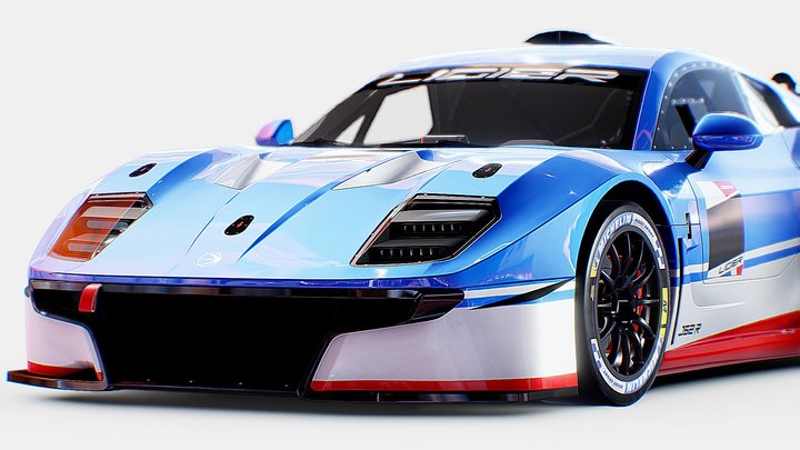 Ligier JS2 R | www.vecarz.com – Modèle 3D gratuit STL