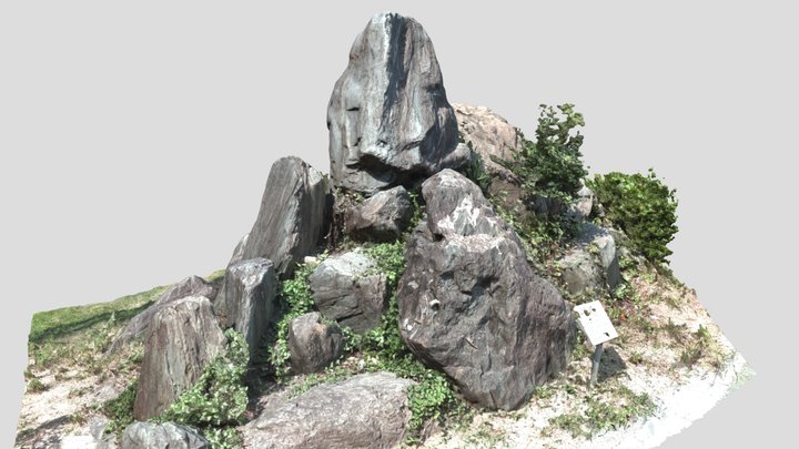 Iyo Aoiishi - at shizuchi Mountain Parking Area 3D Model