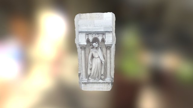 Detail from Notre Dame, Paris 3D Model