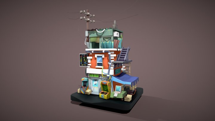 Arcade Shop 3D Model