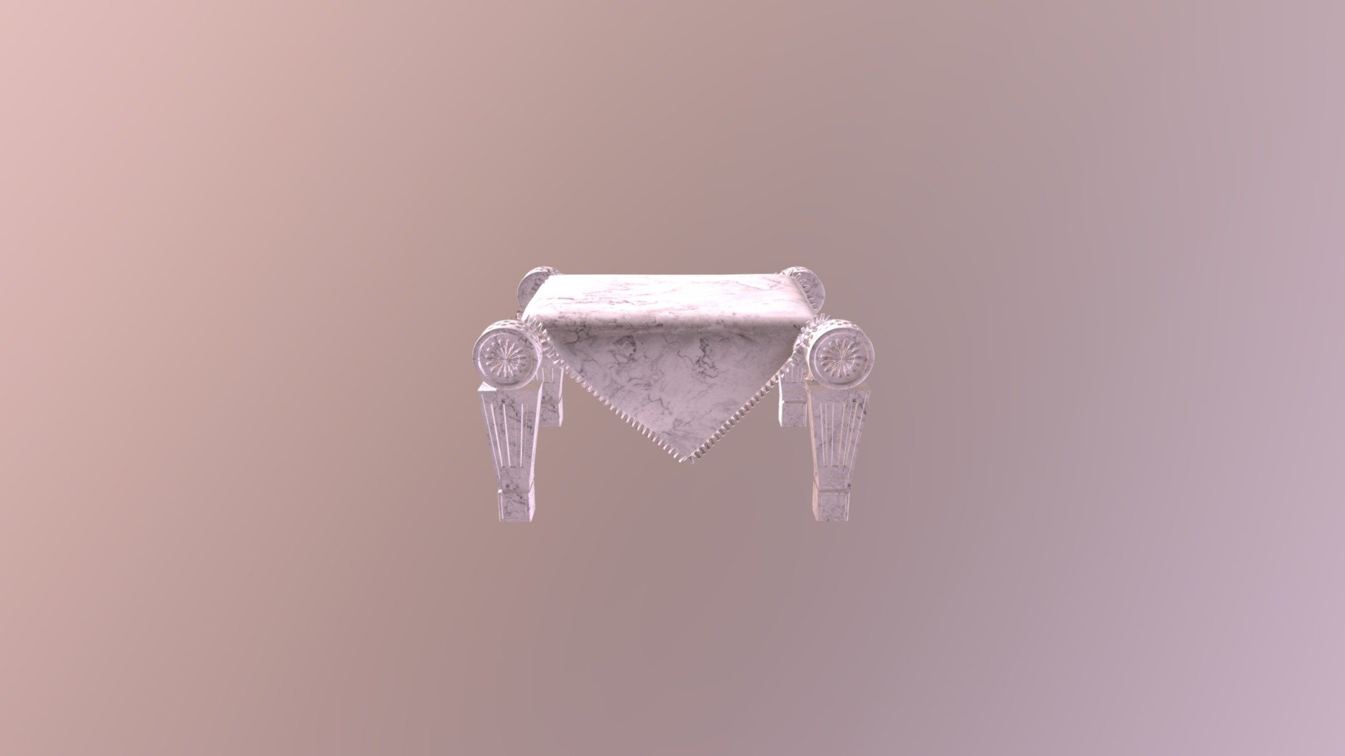 Roman Stool - 3D model by ddellabosca [68ec397] - Sketchfab