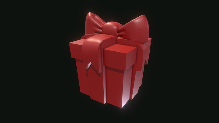 🎁 PRESENT Christmas 2023 Birthday 🎁 3D Model