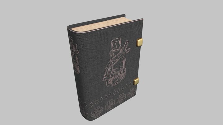 Potion book 3D Model