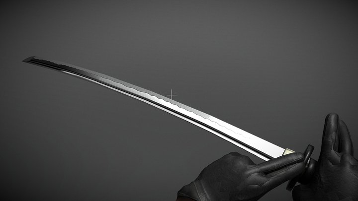 Katana First Person Animation 3D Model