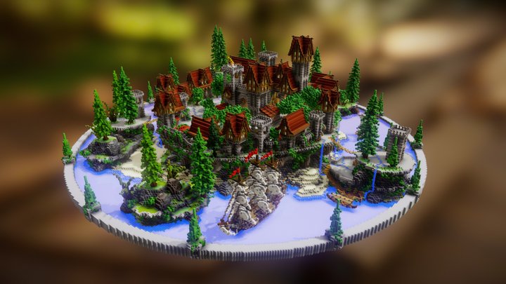 Castle Hub 3D Model