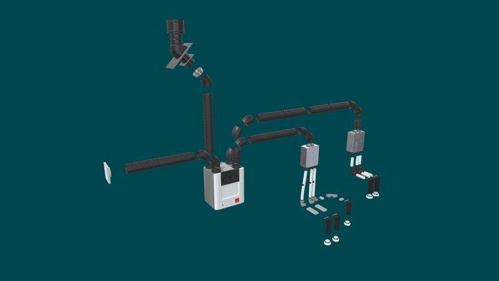 CAQ System Dummy 3D Model
