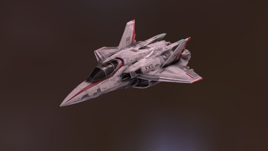 SpaceShip Fighter  - Version 1 [MESHY 6]