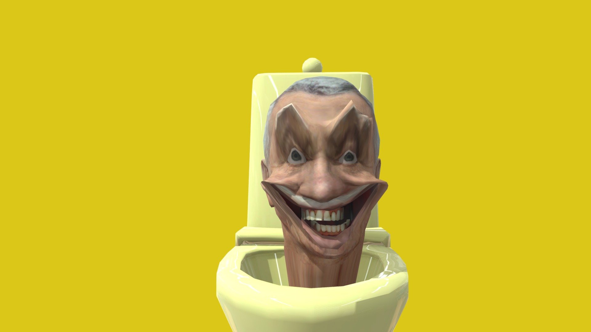GIANT GOLDEN SKIBIDI TOLIET Download Free 3D model by
