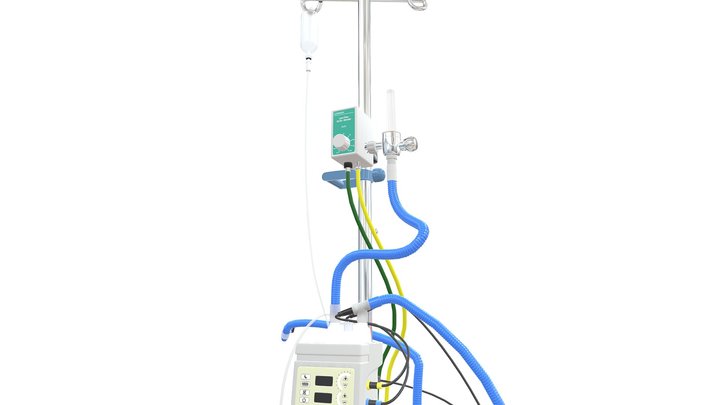 High-flow nasal cannula (HFNC) – Kostenloses 3D-Modell STL