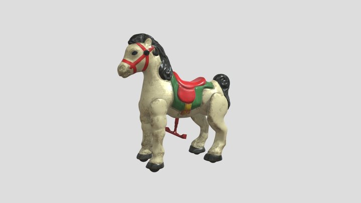 Ride On Horse 3D Model