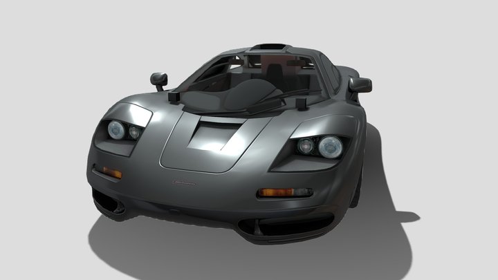 1992 Mclaren F1 3D Model