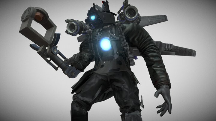 Titán cameraman 3D Model