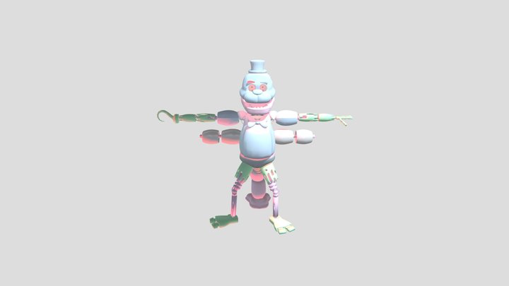 TJoC Ignited Freddy  New Walking Anim & Texture - 3D model by Glitch5970  (@Glitch5970) [4844743]