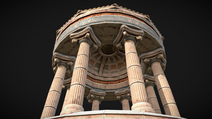 Ancient greek kiosk 3D Model
