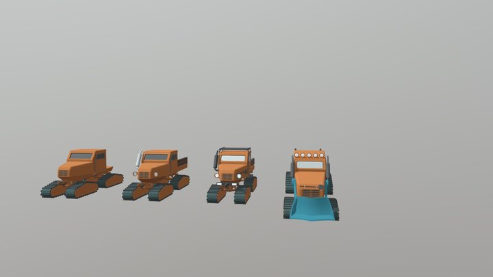 snow rover draft 3D Model