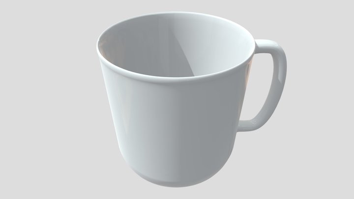 3D Cup Model - Standard Size | 3D model