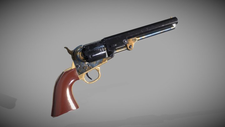 Revolver 3D Model