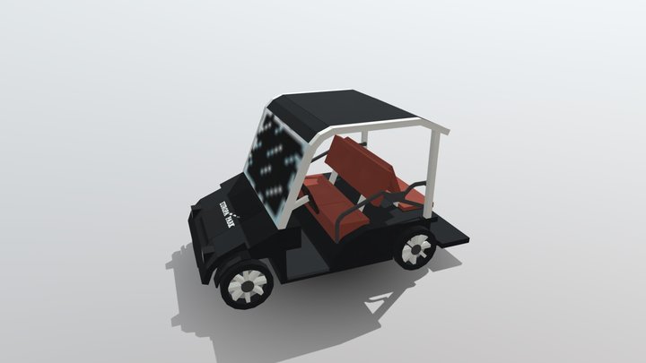 Golf Car Europa-Park, Germany, Rust 3D Model