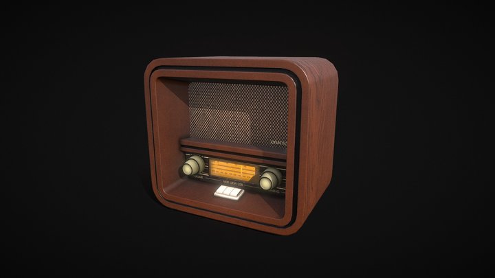 [Student Work] Radio 2 Auna - Belle Époque 1901 3D Model