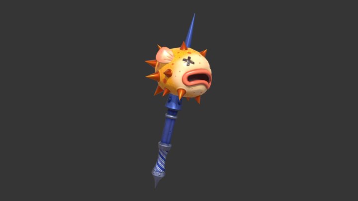 Fish Weapon - PBR Stylized 3D Model