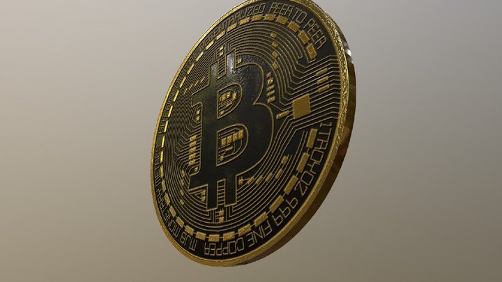 BitCoin 3D Model