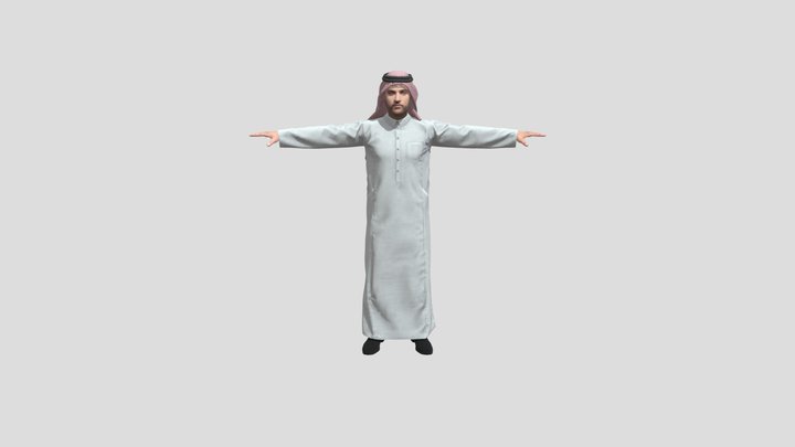 Sheikh Karan Aujla 3D Model