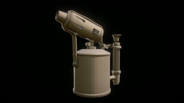 DAE Tool assignment - Bladon B57 Blowlamp 3D Model