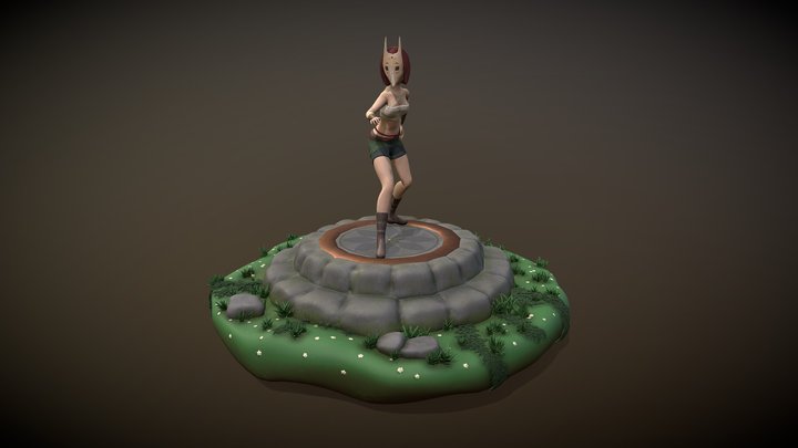Ilse - Warrior Character 3D Model