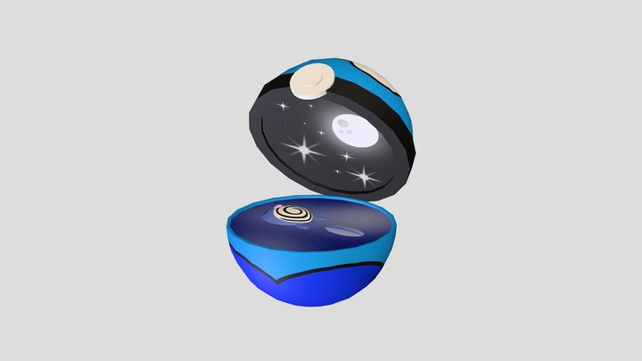 DiveBall with Poliwag 3D Model