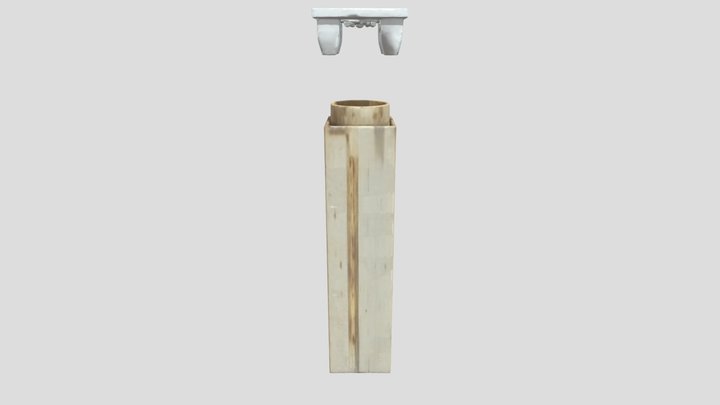 Sqube_ Floating 3D Model