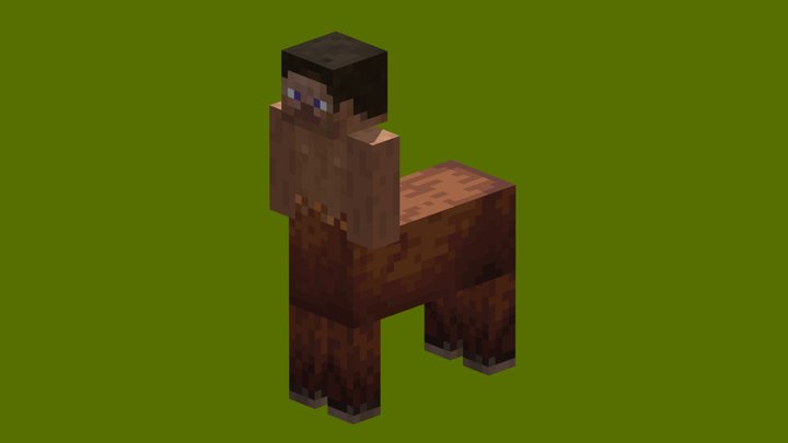 Minecraft Centaur 3D Model