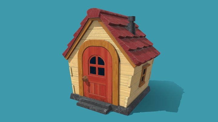 Animal Crossing House 3D Model