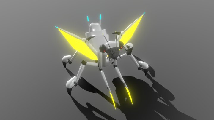 Mantis-Bot 3D Model