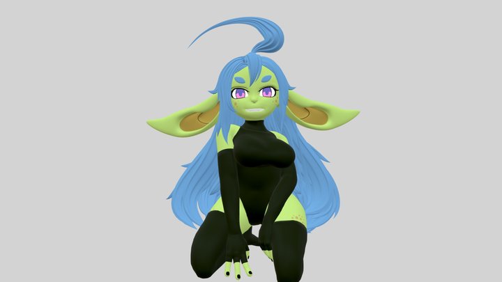 Goblin Girl: Helga 3D Model