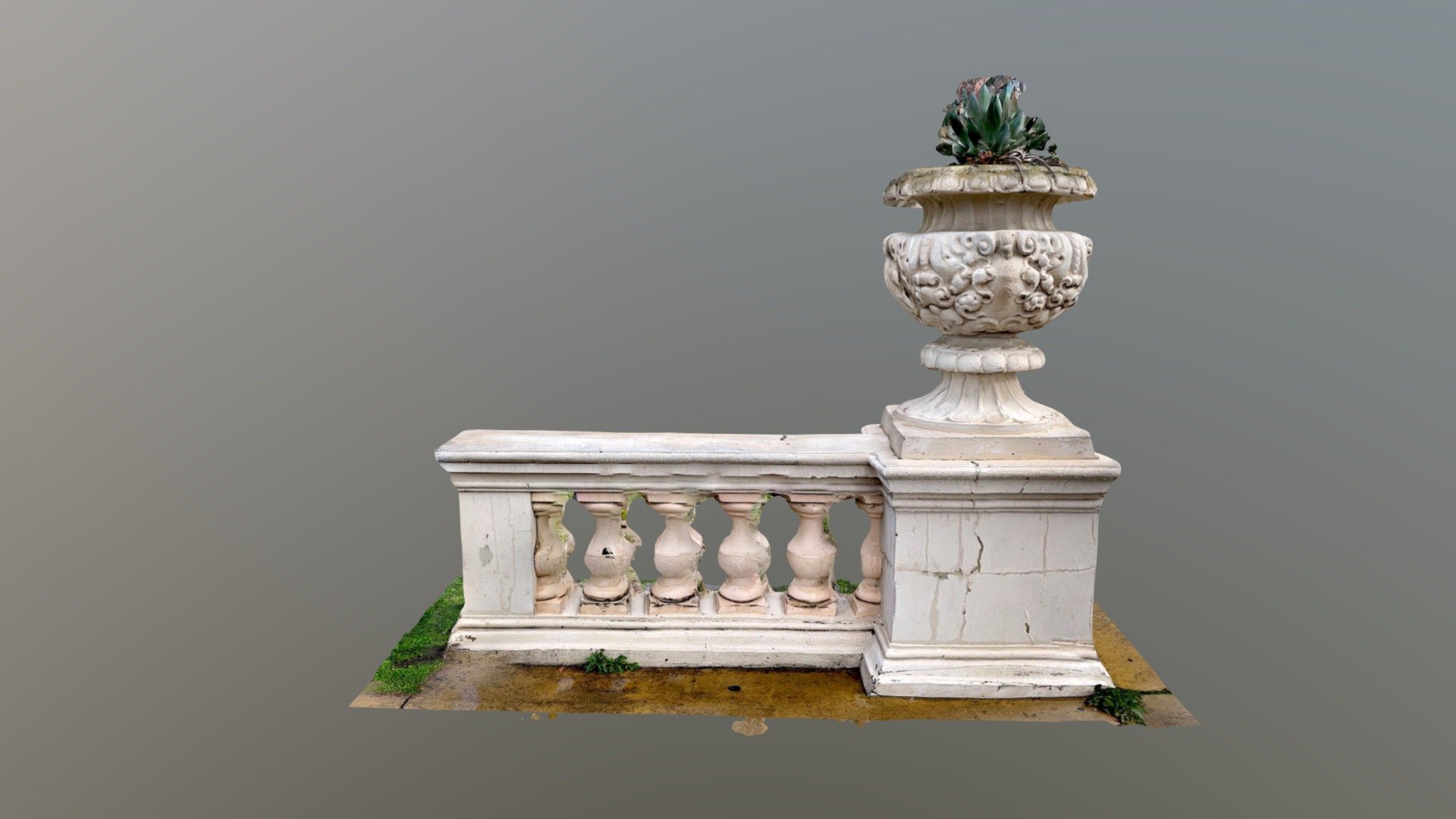 Crumbling Balustrade