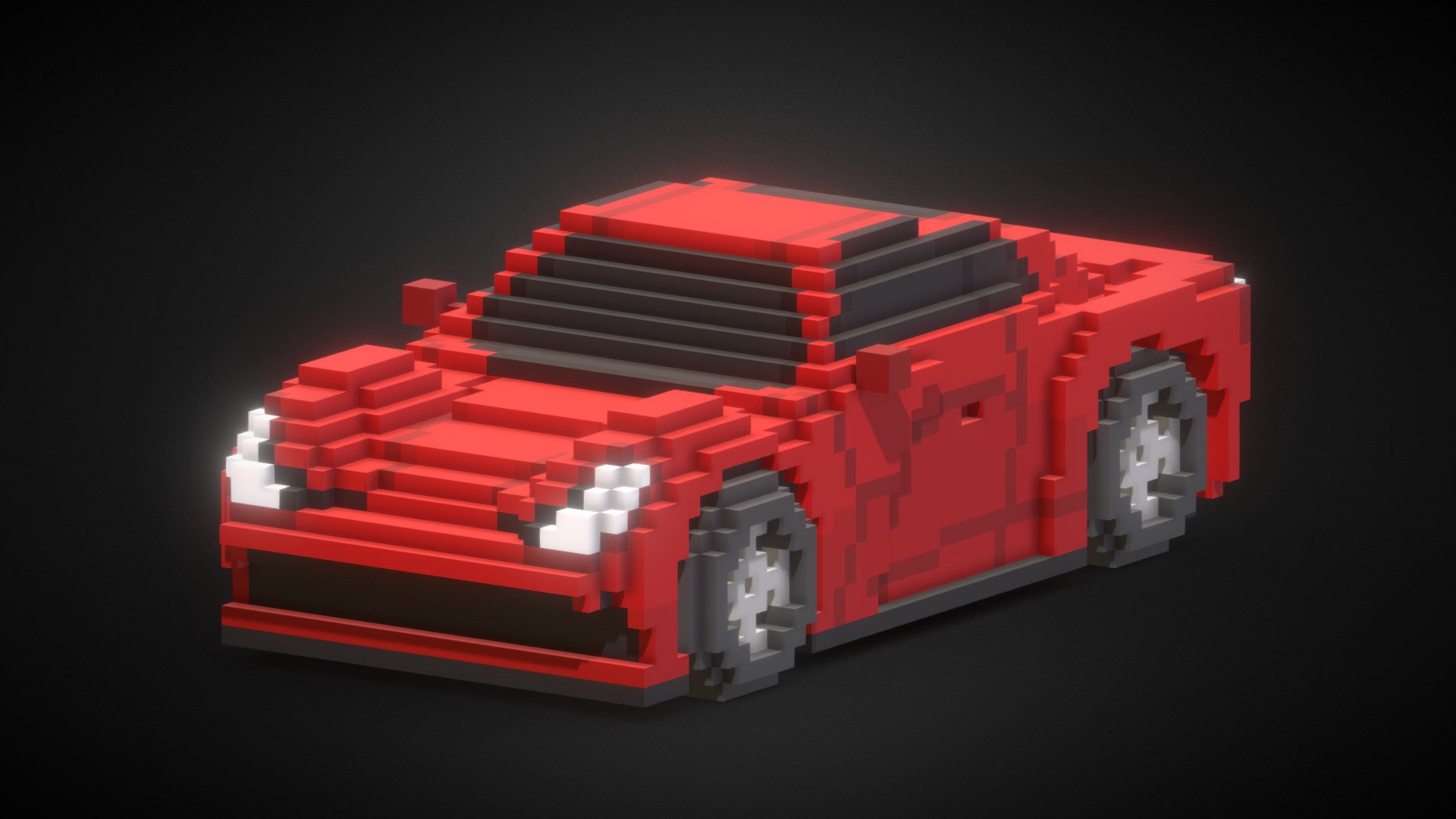 Voxel Ferrari 458 - Download Free 3D model by pratamacam [690070c ...