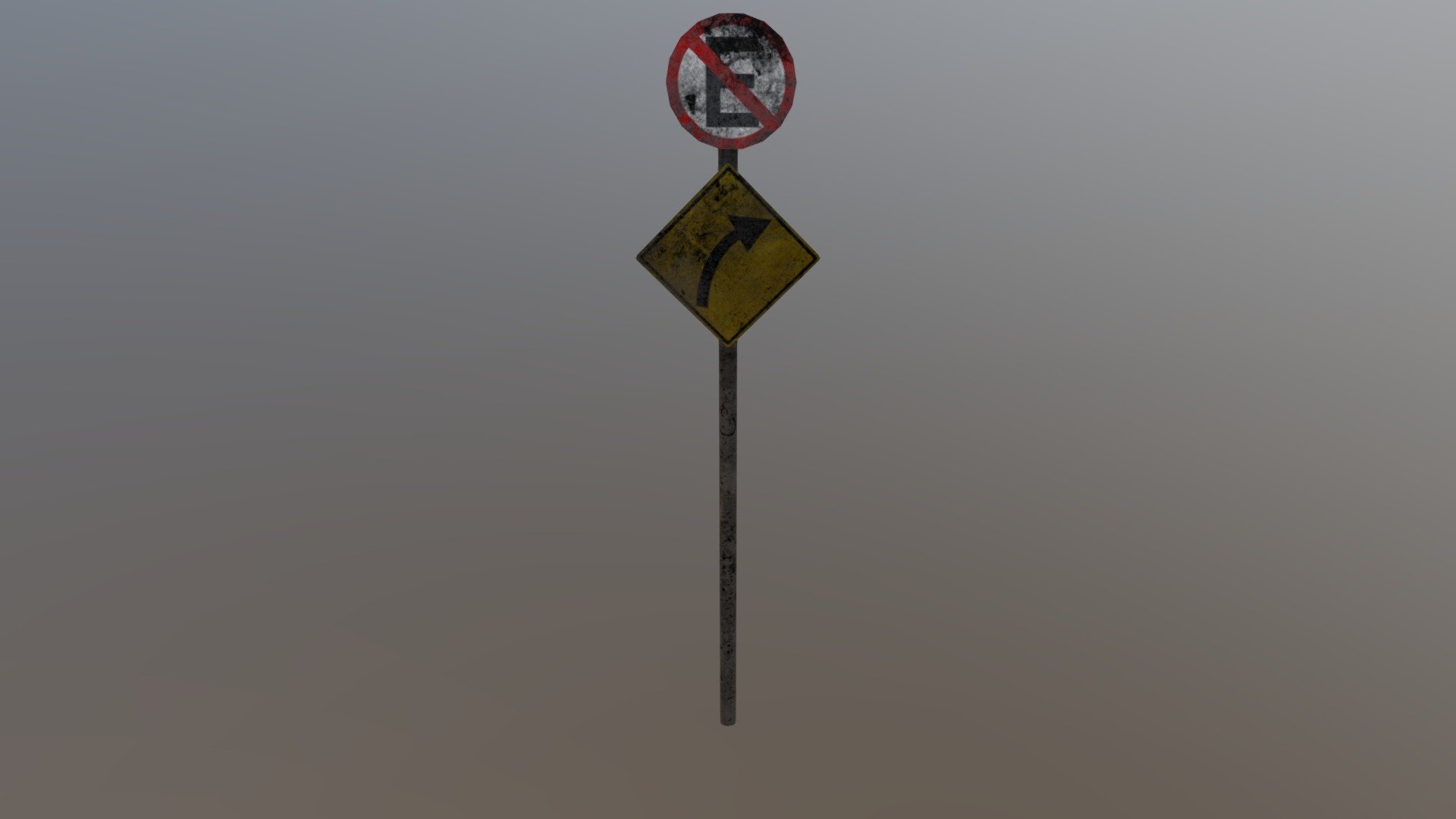 Grunge Sign Post