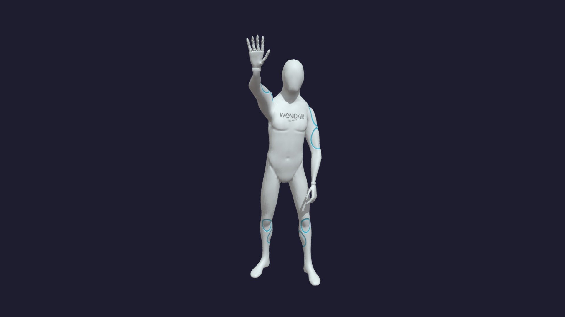 Gesture five — Sketchfab embed 3D viewer