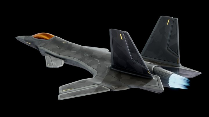 Concept jet 3D Model
